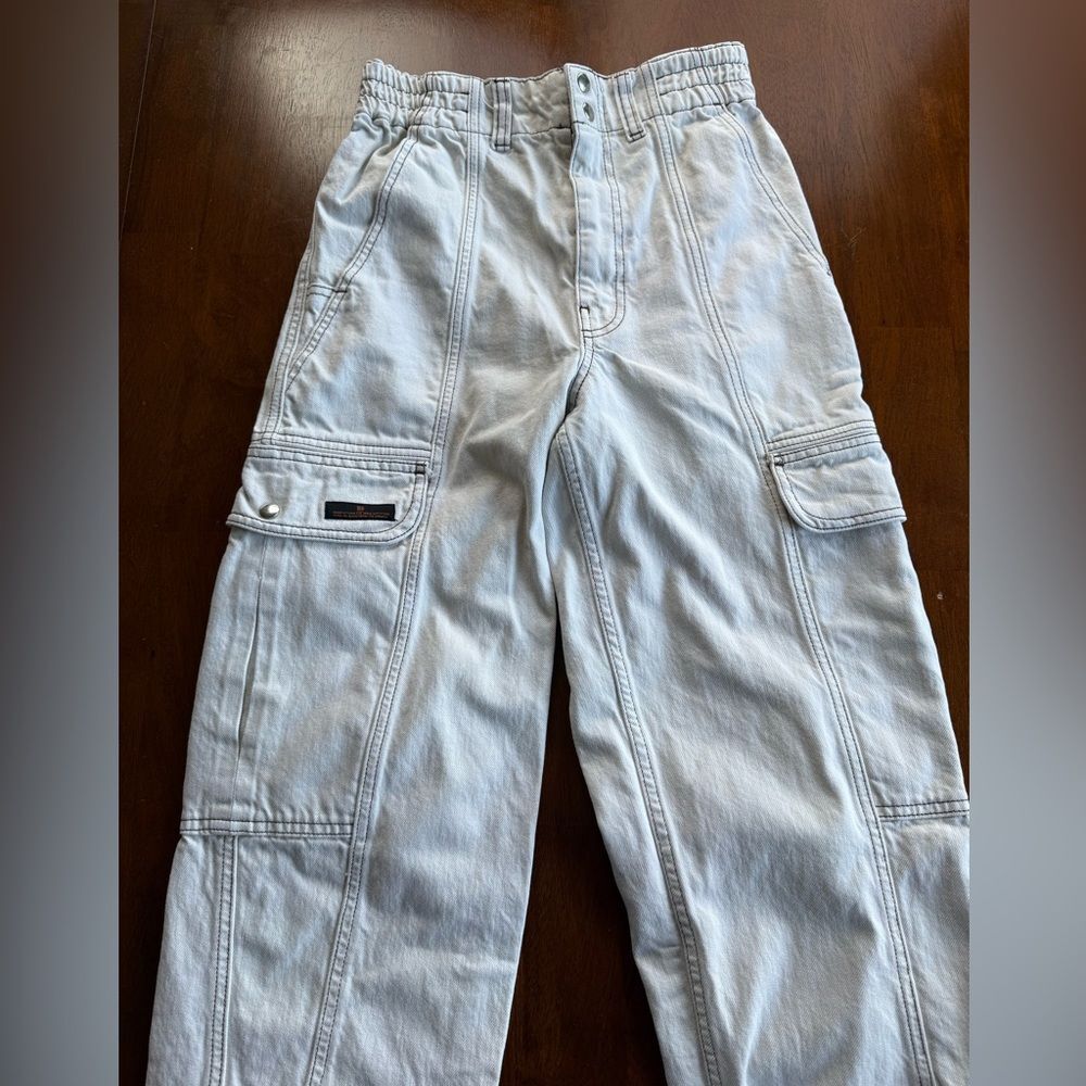BDG Urban Outfitters High-Waisted Cinched Waist Relaxed Skate Jean Cargo, 27 - Picture 7 of 16